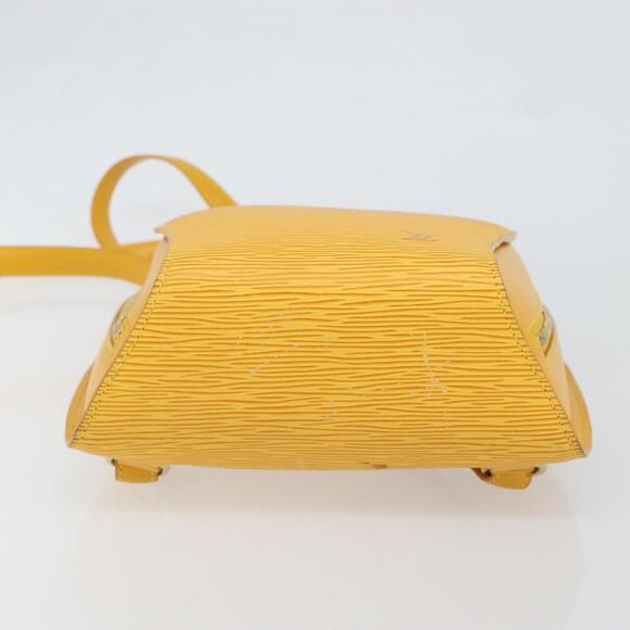 LOUIS VUITTON Epi Mabillon Backpack Yellow M52239 LV Auth 152653 main image 8